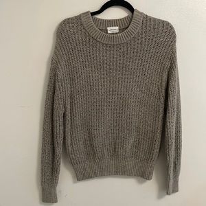 Aritzia wilfred free chenille crewneck knit sweater size small